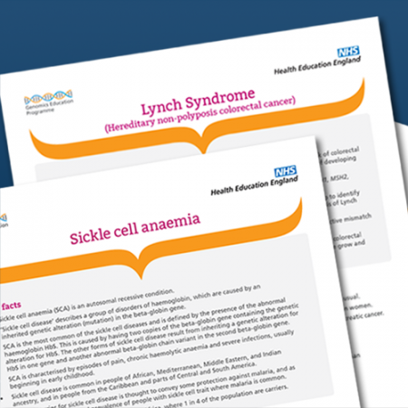 Genetic conditions factsheets