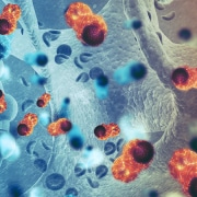 3D render of cancer cells