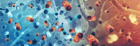 3D render of cancer cells